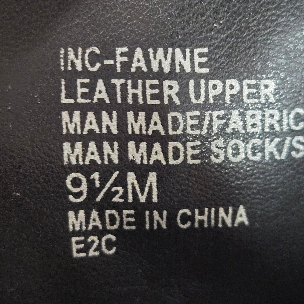 INC International Concepts Fawne Black Leather Tall Riding Boots Womens 9.5M - Picture 6 of 13